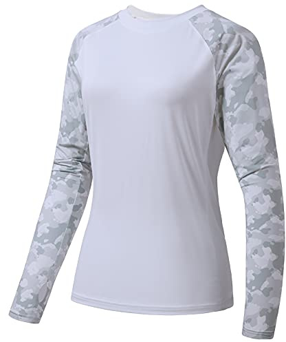 Bassdash T-Shirt de Protection Solaire UV UPF 50+ pour Femme à Manches Longues pour la pêche, la randonnée, la Performance