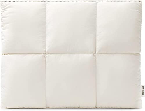 Comfyable Puffy Laptop Sleeve 13 Inch 14 Inch, Quilted Puffer Laptop Carrying Case for Women, Pillow Bag Compatible for MacBook Air M4 2025 M3 2024 M2 M1, MacBook Pro 13 Inch 14 Inch M5 M4 M3 M2 M1