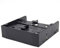 Adaptador de Bahía de 5,25 a 4 X 2,5 12,7 Mm Sata 2Nd Ssd HDD Caddy de Disco Duro para CD DVD ROM Plásticos de Ingeniería óptica Negro 2,5 3,5 5,25 Soporte de Montaje