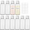 REJOECE 10 Pièces Flacon Vide Voyage,80ml Kit Voyage Avion,Bouteilles devoyage,pour Shampooings Revitalisants Lotions Bagages à Main Liquides Cosmétiques