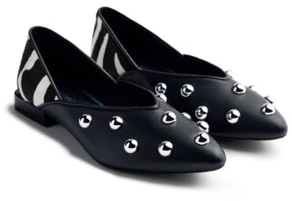 GIOSEPPO BRAHAM, Scarpe Piatte Mary Jane Donna, Nero, 41 EU, Nero, 41 EU