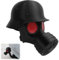 KXVXXV Abdeckkappe Anhängerkupplung Abdeckung Lustig 50 mm Schutz Kappe Anhängerkupplung Schutzkappe In Gasmaske-Helm-Form, Staubdicht & Wasserdicht (Rot)