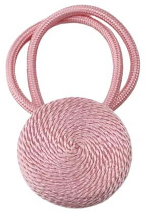 2 st gardinfästen magnet gardintillbehör magnetisk hållare cilp spännen rep rem rumstillbehör(Pink)