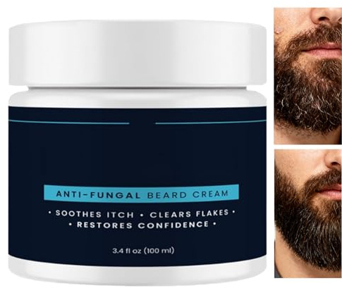 Crème pour Barbe | Conditionneur Biologique Naturel 100ml | Soulagement des Démangeaisons de Barbe pour Hommes | Hydratant Visage Rasage Soin Styliste Coiffeur Hydratation
