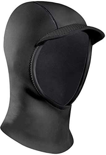 H2ODYSSEY Santa Cruz 3mm Unisex Surf Hood - Black Neoprene Sleeveless Pull On Hood Cap for Men Water Sports Enthusiasts