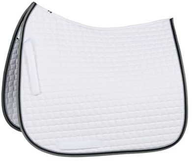 Horze Adepto Dressyr Sadelmatta, vit, F