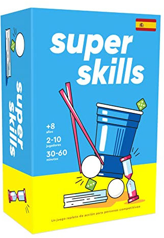 The World Game Super Skills - Juego de Mesa Divertido Lleno de Acción para Niños y Adultos - Regalo para Todas Las Edades (Spanish)