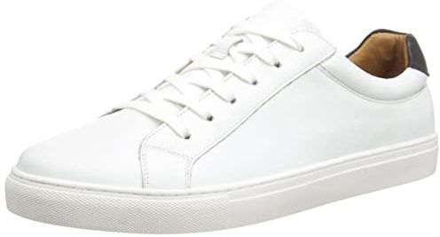 Hush Puppies Men's Colton Cupsole Trainers, White, 9