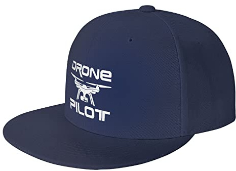 LAMPPE Drone Pilot - Gorras de béisbol de ala plana para hombre y mujer, gorra deportiva ajustable, N.º 577, Talla única