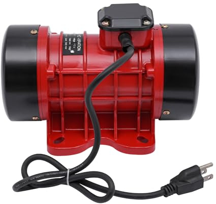 Concrete Vibrator Vibration Motor 250W Mini Vibrating Motor Single Phase Aluminum Alloy AC 110V 3500rpm Vibrating Vibrators for Shaker Table