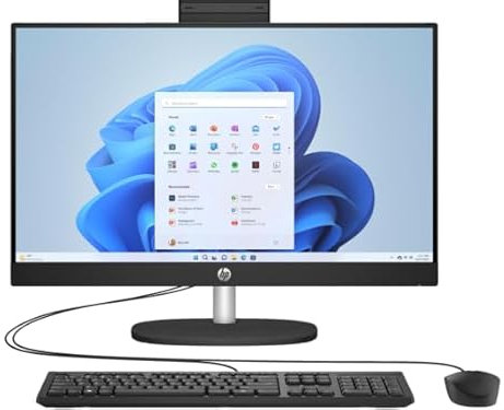 HP All-in-One 24-cr100 All-in-One Desktop ~ 23 Zoll FHD IPS Touchscreen ~ Intel Ultra 5 125U 12-Core ~ Intel Iris Xe Graphics ~ 24GB DDR5~2TB SSD ~ Wi-Fi ~ RJ45 LAN ~ Windows 11 Home ~ WWC 32GB USB