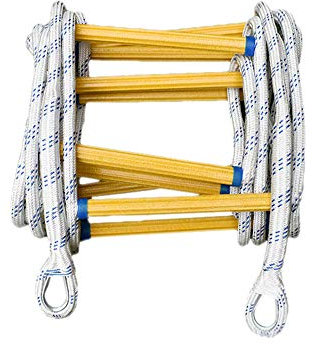 Emergency Escape Ladder,Fire Escape Ladder with Sturdy Carabiners - Rope Ladder, Emergency Escape Ladder/15M
