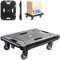 Plateau roulant pliant, Chariot à roulettes, Demenagement, Deplace meuble, 4 roues pivotantes 360°, Charge Max. 136kg, Garantie 5 ans, Hostrom