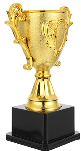SHINEOFI Trophées De Récompenses Coupe De Trophée en Or De 18 Cm Trophée en Plastique pour Enfants pour Le Sport Les Compétitions Les Tournois Les De Fête pour Les Gagnants Les