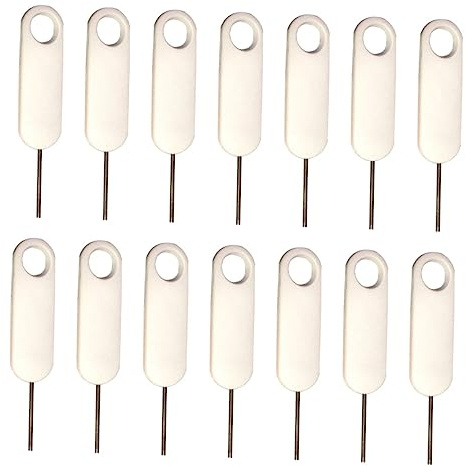 ARTSEWPLY Set 20 Aghi Estrattori Sim in Acciaio Inox e ABS per Rimozione Vassoio Sim Smartphone, Accessorio Pratico per Utenti Dispositivi Mobili