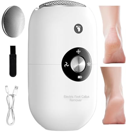 Quitacallos Para Pies | Herramienta Para Eliminar Durezas En Los Pies | Exfoliador Eléctrico Impermeable Con Batería Recargable Raspador Para Piel Muerta Seca En Casa