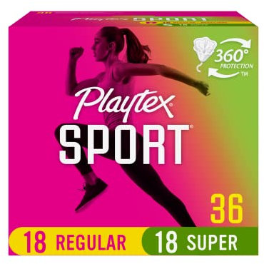 Playtex Sport Stempel Multipack, Unscented, 36 Count by Playtex Family Care, Inc.