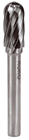 Ruko 116023A - Fresas metal duro para aluminio forma C - WRC semiesférica (12 x 65 mm)