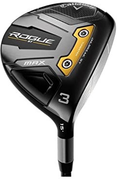 Callaway Rogue St MAX Golf Wood, Men, Black, One Size