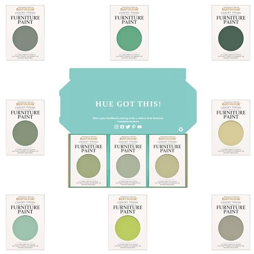 Rust-Oleum Furniture Paint in Chalky Finish – Rich Greens Tester Box