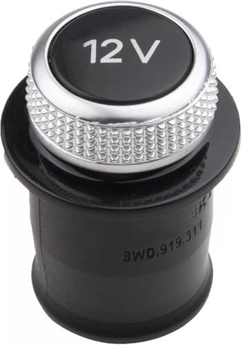 Merautop SJ Auto Encendedor de cigarrillos Protección contra el polvo 12 V, cubierta para encendedor de cigarrillos de repuesto para A3 A4 A5 A6L Q3 Q5 RS7 4H0919311 8W0919311