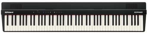 Roland GO:PIANO88 | Mobiles Einsteiger-Digital-Piano mit 88 Tasten | Premium-Performance | Leicht & kompakt | Leistungsfähige Lernfunktionen | Batteriebetrieb | Bluetooth & MIDI-Anschlüsse