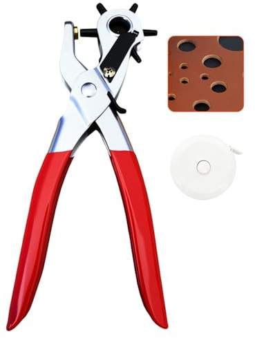 Pince Trou Ceinture Cuir Emporte Piece Cuir Perce Trou Ceinture Pince a Oeillets Outils Pour Le Cuirs Soit Dit En Passant MèTre Ruban Compatible Avec Le Cuirs Les Bracelets De Montre Et Les Sacs