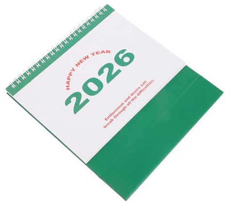 EXCEART Calendrier de Bureau Minimaliste à Poser Flip Mensuel avec Papier Épais Planificateur pour Enseignants et Professionnels Calendrier de Bureau Compact et Élégant