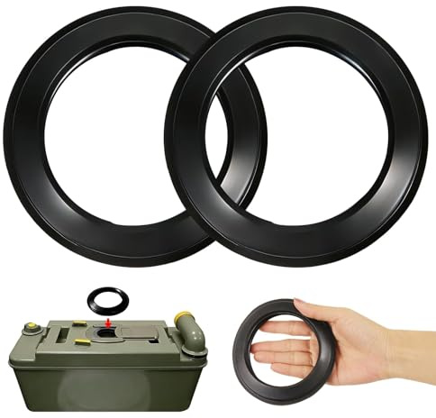 Lot de 2 Joint WC Thetford en Silicone Haute Qualité Joint Cassette pour Thetford C200 C250 C260 C400 C2 C3 C4 Joint de Lèvre de Toilette pour Camping-car pour Étanchéité Toilette Portable