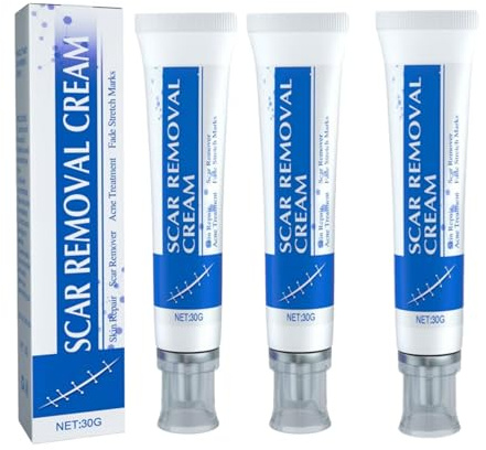 Gel reparador de cicatrices, crema para estrías, cicatrices hipertróficas, quemaduras y escaldaduras