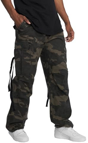 Brandit Herren M65 Vintage Pants Cargo Freizeithose, darkcamo, XL