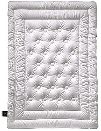 Billerbeck Bettdecke Brilliant – leichte Sommerdecke – 155 x 200 cm – kühlende dünne Decke – mit 100% Kamelhaar