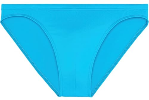 WUKX Men's Slip de bain Micro SEA Life Swim Briefs, Turquoise, L