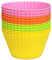 Goalfly Large Silicone Cupcake Cases, 12 Pack Reusable Non-Stick Silicone Muffin Cases, 3.5 Inch Silicone Cupcake Holder Moulds for Baking, Oversized, Easy to Clean, Assorted