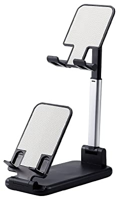 Elecom TB-DSARM2VBK Tablet Stand, Smartphone Stand, 2 Devices, Adjustable Angle, Compatible with 4.6 - 12.9 Inches, Nintendo SWITCH(TM) (Organic EL Model), Nintendo SWITCH(TM) Lite Compatible, Black