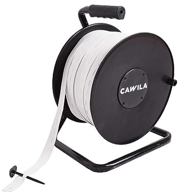 Cawila Spielfeldmarkierung Flex Markierungsband 75 Meter Länge x 2,5cm Breite zur mobilen Markeirung von Spielfeldern