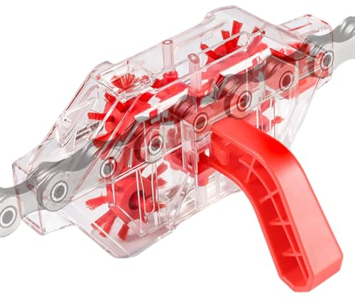 Herramienta De Limpieza De Cadena De Ciclo: Dispositivo De Depuración De Ciclismo, Herramienta De Bicicleta Transparente, Cepillo De Múltiples Superficies, Kit De Mantenimiento Fácil | Cleaner Profesi