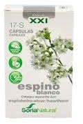 Soria Natural Cápsulas S-17 Espino Blanco XXI 30 Cápsulas – Pack de 2, Formato Ahorro de Extracto Botánico Liofilizado de Liberación Prolongada