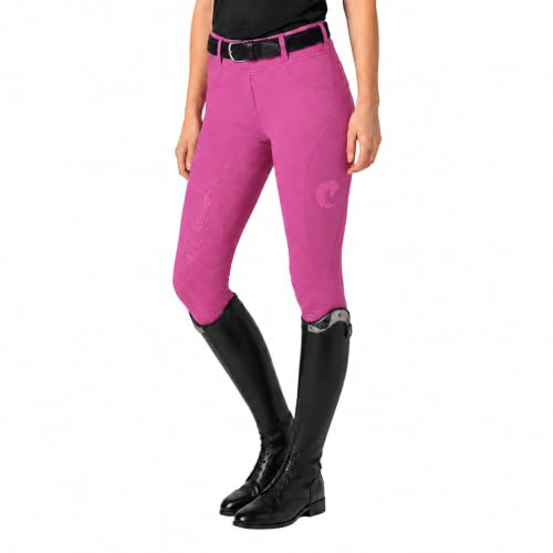 Oypla Coco Equestrian Pink Ladies Horse Riding Jodhpurs Leggings - S