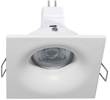Faretto incasso soffitto foro 68mm, Bassa Tensione 12V, Tenuta Stagna IP65, Trasformatore e Lampadina LED 8W GU5.3 650 Lumen Inclusi, Ideale per Box Doccia, Bagno Turco, Vasca, Sauna, Barca