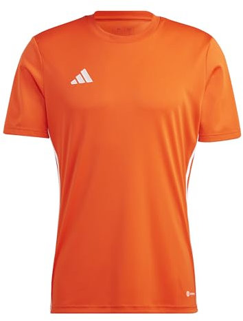 adidas Men's TABELA 23 JSY T-Shirt, Team orange/White, L
