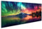 islandburner Prime Bild auf Leinwand Atemberaubende Aurora Borealis Anzeige Nachthimmel Buntes Nordlicht A Bilder Wandbilder Poster