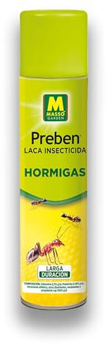 Insecticida Laca contra Hormigas de Larga Duración en Formato Laca 300 ml MUY EFECTIVO | Laca Insecticida contrat toda clase de insectos rastreros como cucarachas, tijeretas etc | Nexum Market