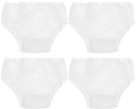Beaupretty 4stücke Waschbare Windelhosen für Erwachsene Auslaufsichere Inkontinenzunterwäsche Wasserdichte Schutzhosen Wiederverwendbare Stoffwindeln für Senioren Männer und Frauen Hoher