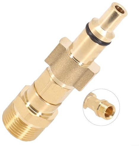 Adattatore a baionetta per idropulitrice Lavor e Parkside, compatibile con filettatura maschio M22, portata massima 30 l/min