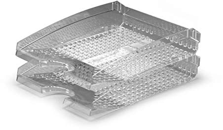 Durable 1701626400 brevkorg Trend, stapelbar, 6 st, transparent