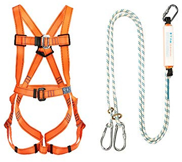Imbracature di Sicurezza, Imbragature Imbracatura Anticaduta, Imbrago Arrampicata Elettricista Tetto Tools Ponteggio per Edilizia Arrampicata Lavorare in quota, Costruzione di energia elettrica