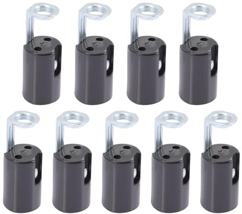 Uonlytech 9 Piezas Soporte Portalámparas E14 Bases De Luz De Repuesto Portalámparas De Vela Cubierta De Foco De Techo Base De Luz De Vela Cubierta De Focos Planchar Candelabro Luz Cristalina