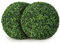 TANGZON 40/48/50/52CM Artificial Topiary Balls, Set of 2 Round Fake Boxwood Topiary Leaf Plants, Indoor Outdoor Hanging Decorative Faux Buxus Grass Balls for Home Office Garden (48CM)