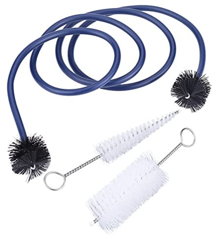 Trompeten-Reinigungsset, Instrumentenpflege, 3-teilige Trompeten-Reinigungsbürste, Kurzes Rohr-Mundstück für Musikinstrument, Langes Rohr